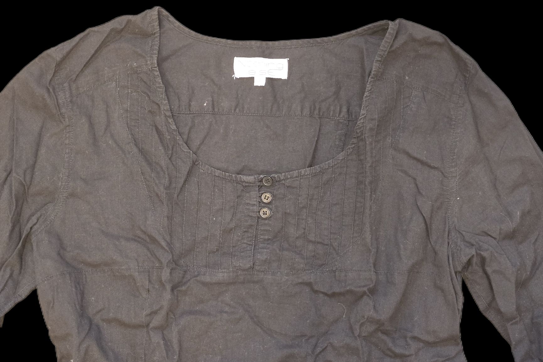 Camicette: Nothing Else - luftige schwarze Bluse, Gr. 46, Sommer – Usato da Teufenthal AG venduto da thuzsu 1