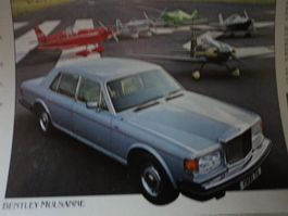 Prospekt Rolls Royce Silver Spirit und Bentley Mulsanne 1981