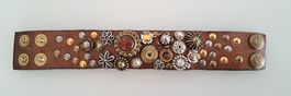 Cooles Leder Armband mit Metalldetails N.P. 110.00