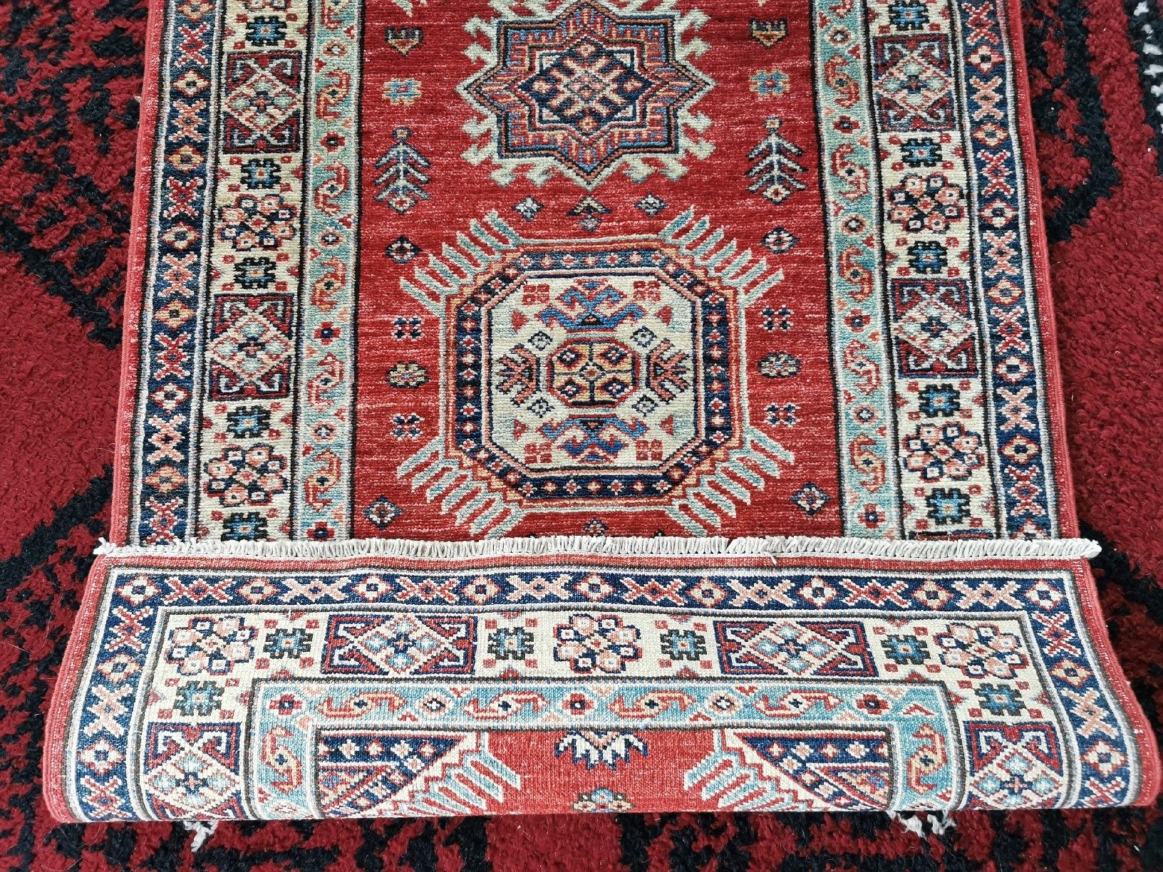 Teppiche: Orientteppich rot gemustert 130 x 84 cm – Gebraucht aus Frasnacht von krutsta1 1