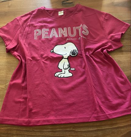 Pinkes Peanuts T-Shirt, Snoopy Motiv, Top Zustand, M