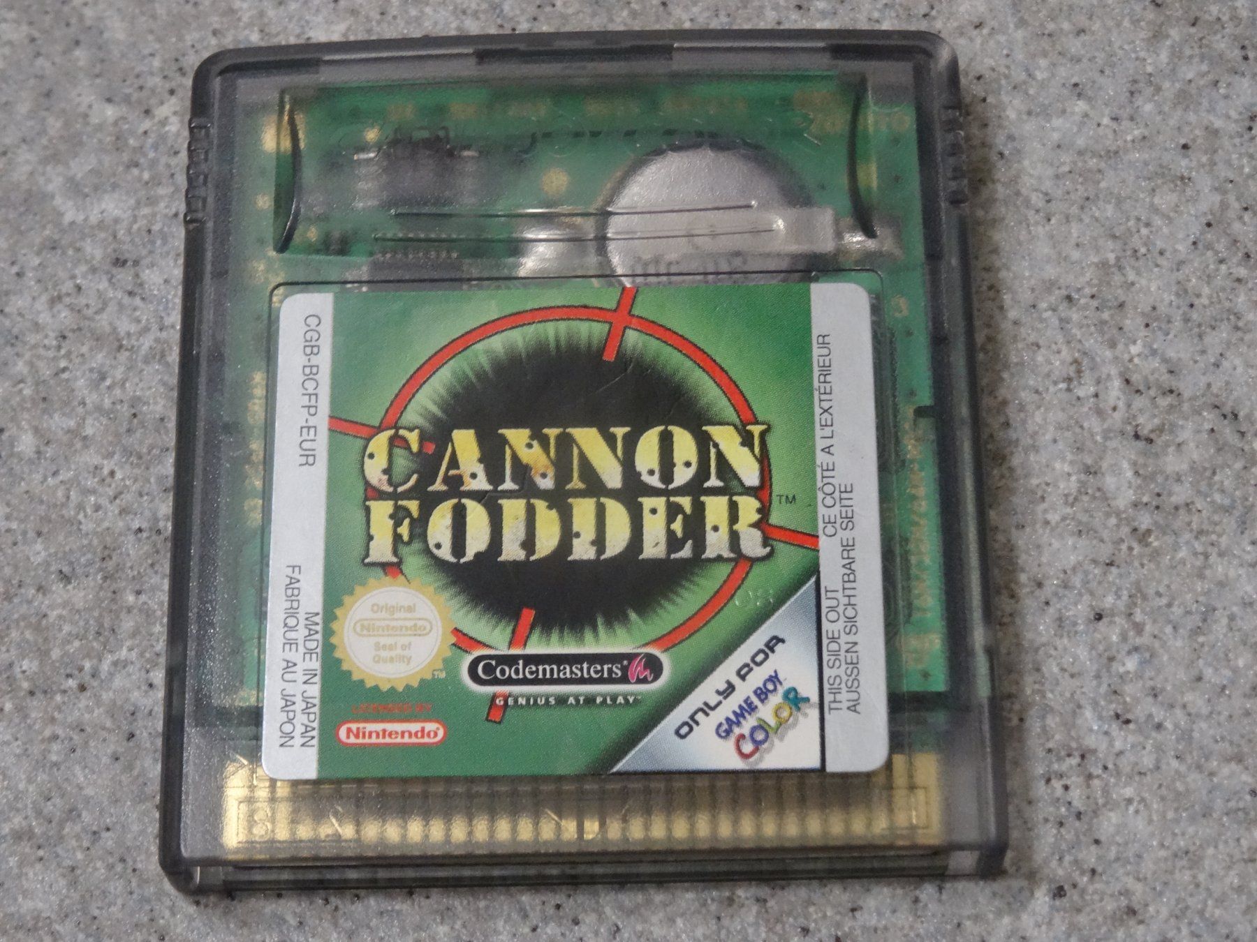 Nintendo Giochi: Cannon Fodder GAMEBOY COLOR – Usato da Olten venduto da Disc-Ausverkauf