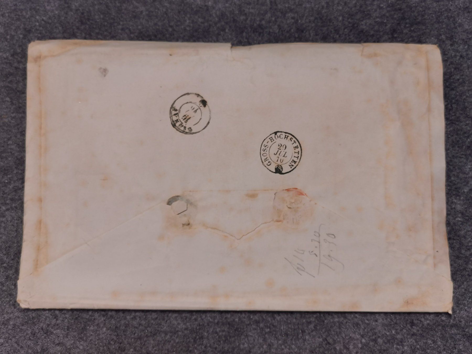 Tutti i francobolli: Lot: 2 Briefe mit Marken 1870 / 1880 – Usato da Hohenrain venduto da mr10 5