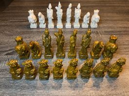 Vintage Schachfiguren Set Berkeley – 32 Keramik