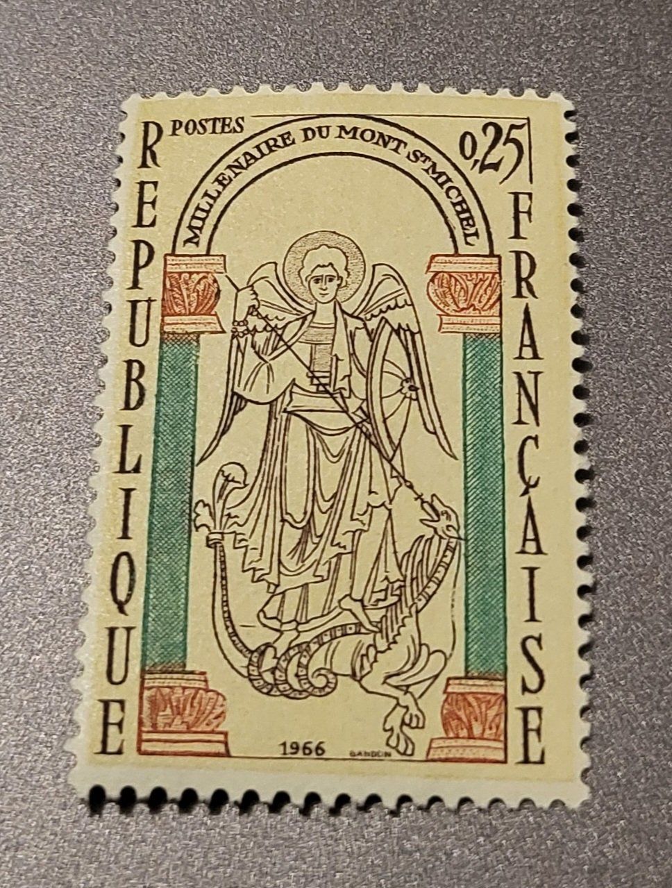 Tous les timbres: Frankreich 1966 briefmarke – D'occasion à St Gallen par Stampsalshobby