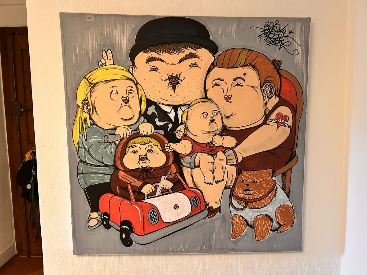 Bolero street art painting - signed Vass & Pudique (Gebraucht) in ...