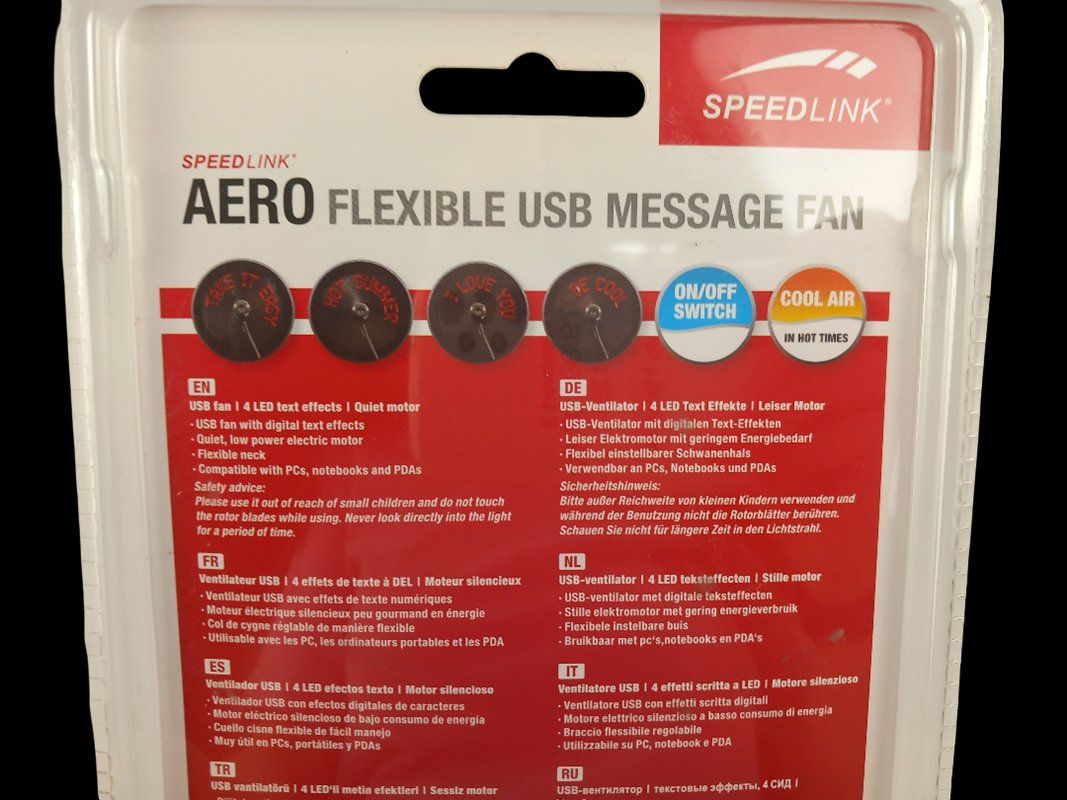 Ventilatoren: SPEEDLINK Aero USB Ventilator mit LED – Neu und originalverpackt aus Hünenberg von Restwert_Zug 3