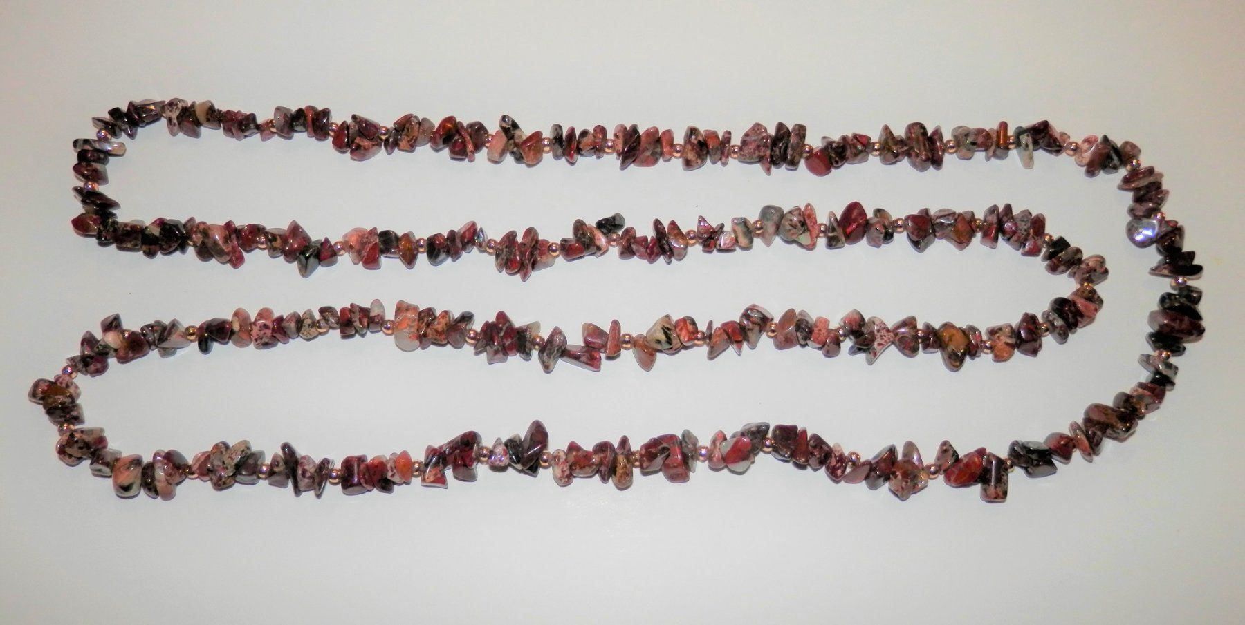 Catenine: Schmuck Halskette Jaspis Splitter – Usato da Steffisburg venduto da pbegger