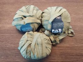 3 Knäuel Lana Grossa grün mit Merino