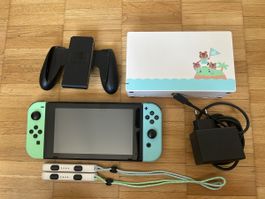Nintendo Switch Animal Crossing Edition, guter Zustand