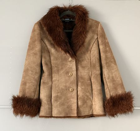 CASUAL BY HALENO, Retro Jacke, Gr. 36, braun