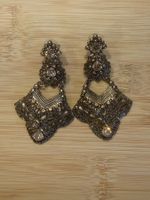 Modeschmuck: Ohrringe antikfarben guter Zustand