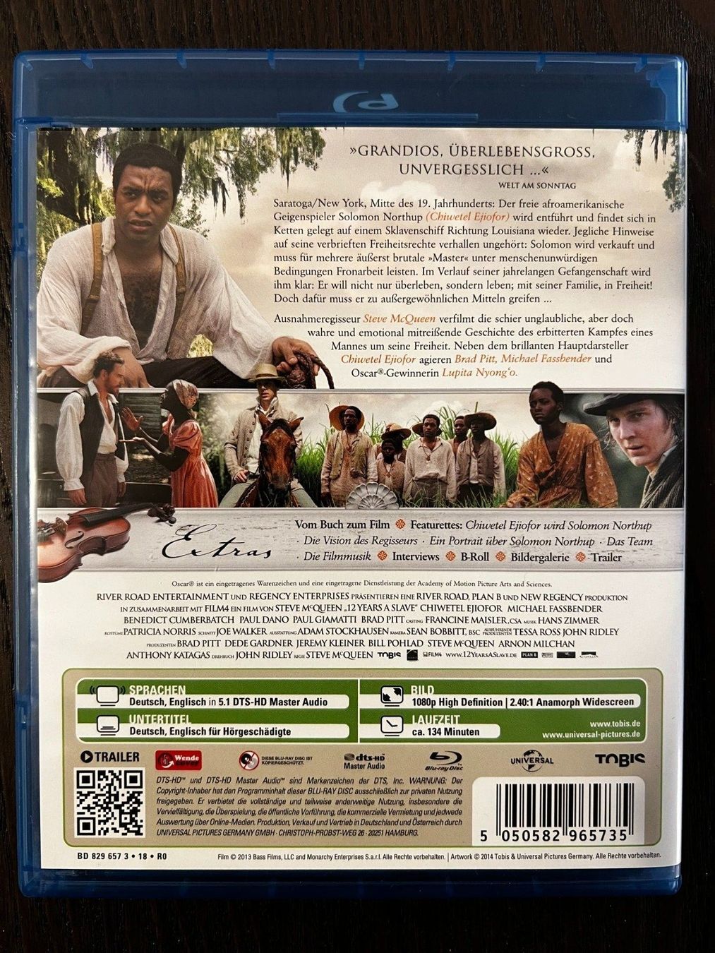 Tutti i DVDs: 12 Years a Slave – Usato da Zürich venduto da Blu-ray_ZH 1