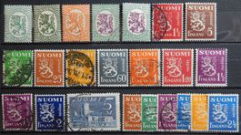 Finnland ex. Kat. 129-180 */gest. 1927/32