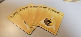 Pokemon Lightning Energy Karten x5, 100/102 Base Set 1999