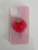 iPhone 13 Pro Max Hülle, Erdbeere Design