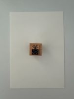 Wooden Stamp Gift Motif Crafting New