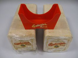 BUDWEISER Budvar Bierdeckel 200 Stück Tschechien Böhmen 80er
