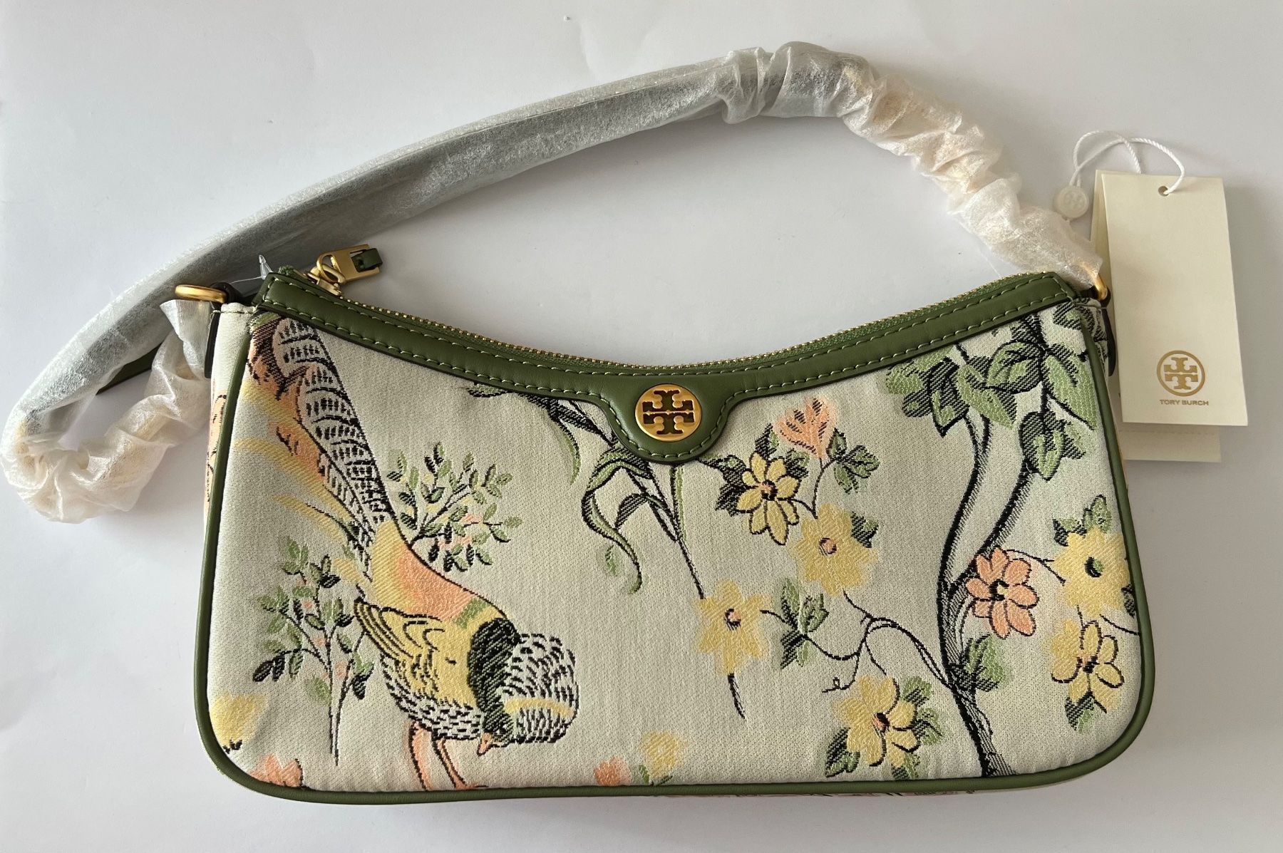 Tory Burch Borse da donna: Tory Burch MONOGRAM BROCADE ZIP SHOULDER BAG - Handtasche – Nuovo e nell'imballaggio originale da Oberaach venduto da Dandy2021 3