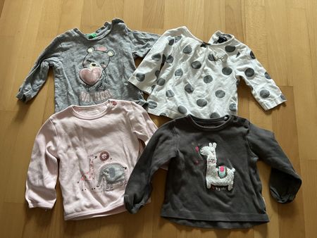 12 x Langarmshirt Grösse 68
