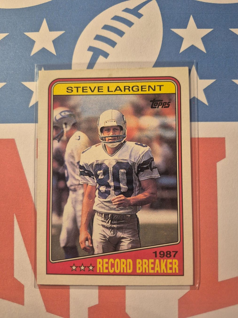NFL Carte collezionabili: NFL Steve Largent Seattle Seahawks – Usato da Treiten venduto da Sauber73