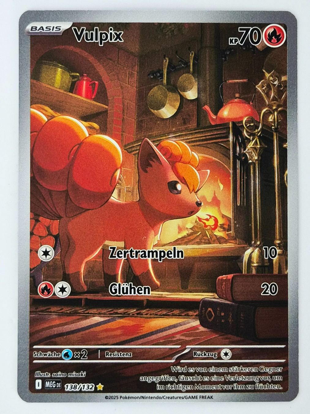 Pokémon Carte collezionabili: Vulpix / Mega Entwicklung / Mega Evolution / MEG 138 – Nuovo (secondo la descrizione) da Arni AG venduto da PokemonCardsStore