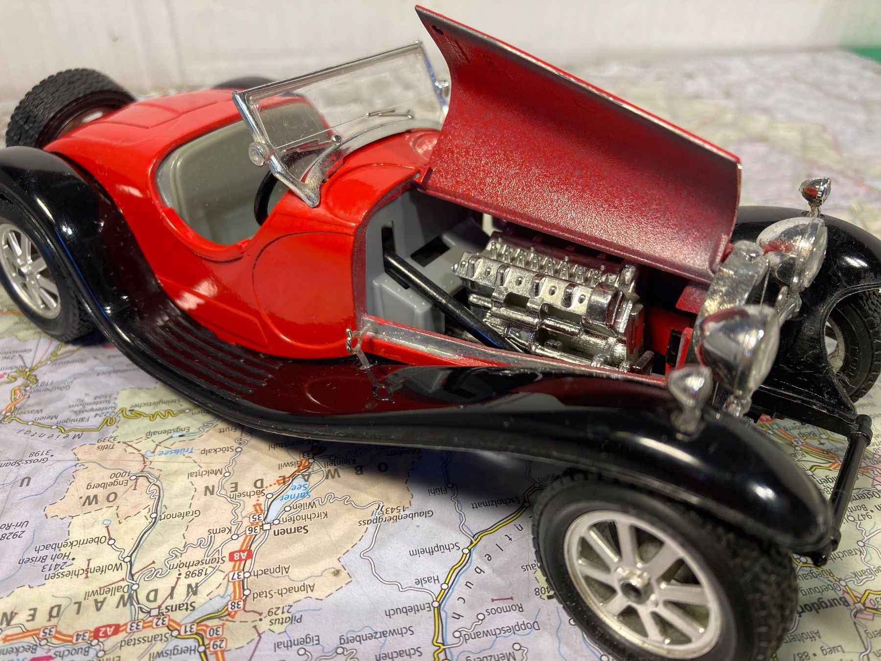 Bburago Modellautos: Bburago Bugatti Type 55  1932 1:24 – Gebraucht aus Jona von Bra-Aug 6