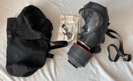 1 AUER 3 S-E Polizeischutzmaske mit Tragetasche