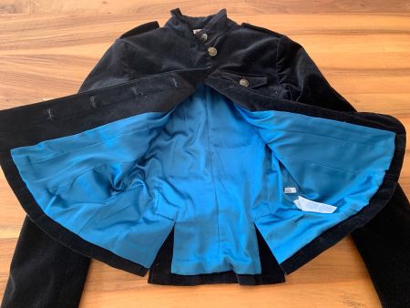 Tommy Hilfiger Uniform Samtjacke Blazer Gr. S