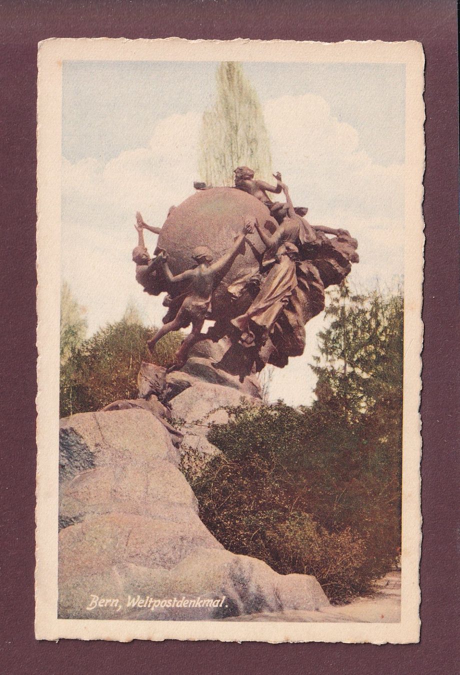 Cartoline postali: BERN - Weltpostdenkmal – Usato da Pully venduto da nicecards