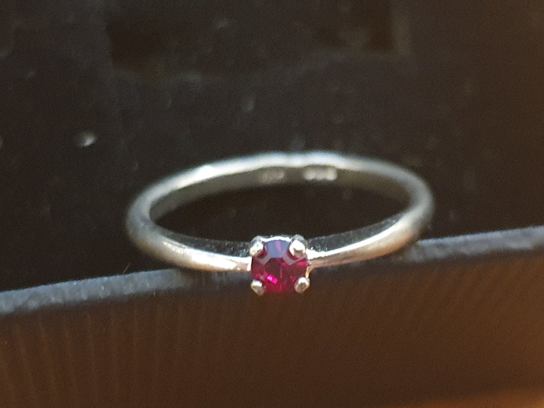 Anelli: Silber Ring Silber 800 Rubin Damenring – Usato da Russikon venduto da eunicetungol 1