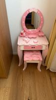 Schminktisch mit Hocker Kinder rosa gute Zustand
