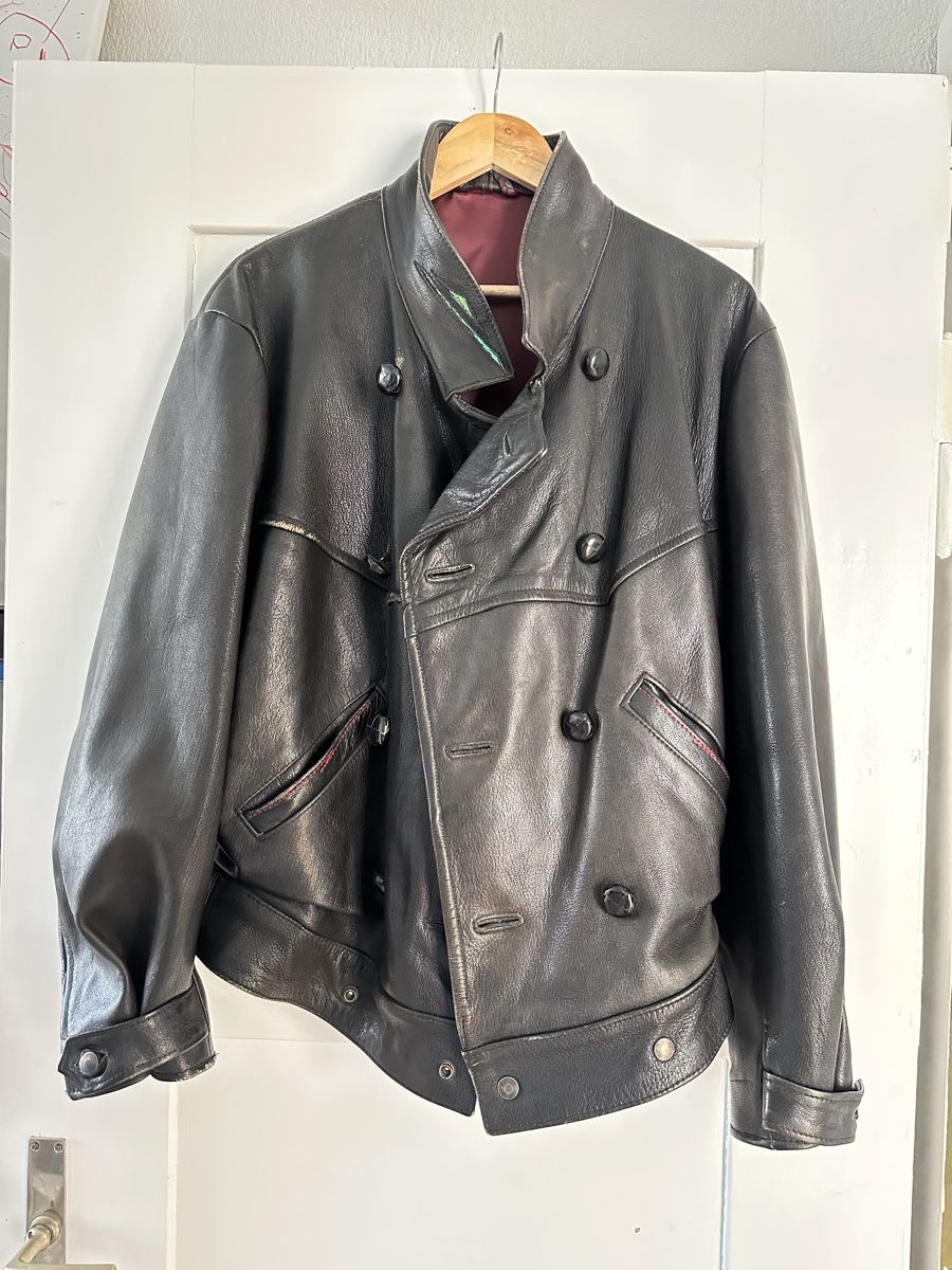 Jacken: Vintage Lederjacke schwarz, Grösse M/L – Gebraucht aus Schaffhausen von NellyE