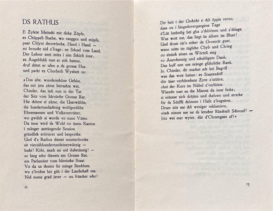 Bücher: Balzli Ernst, Bärn - Es Hämpfeli Värse – Gebraucht aus Sarnen von Livres 2