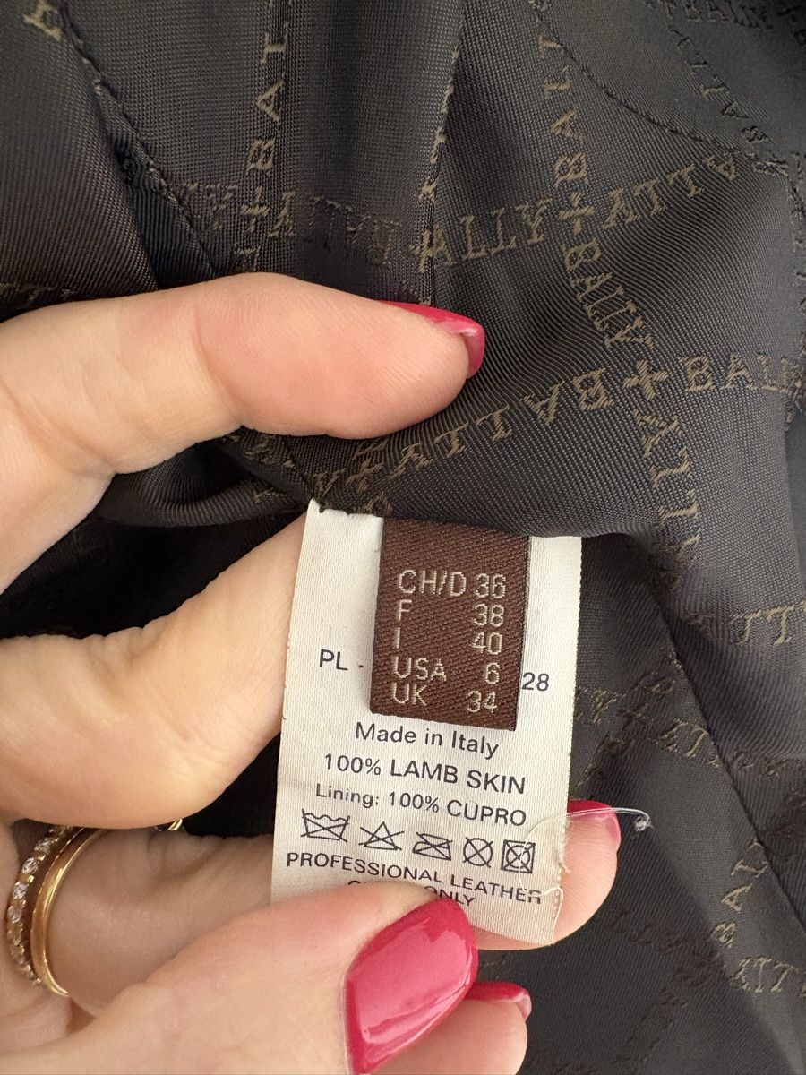 Bally Jacken: Bally Lederblazer braun Gr. 36 Lederjacke Blazer – Neu (gemäss Beschreibung) aus Regensdorf von secondchancefashion 8