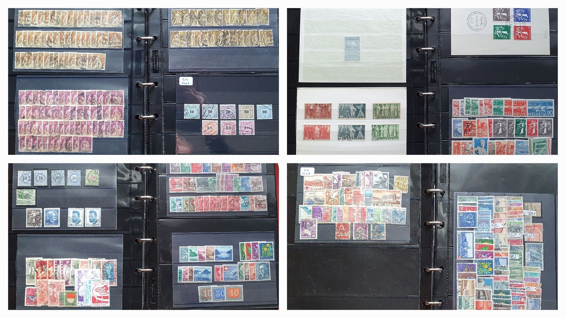 Alle Briefmarken: Rest Lot mit älteren Marken Schweiz – Gebraucht aus Kreuzlingen von Rschweiz1 4