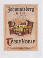 Etikette - Johannisberg de Sion 1er choix/Auslese /bd