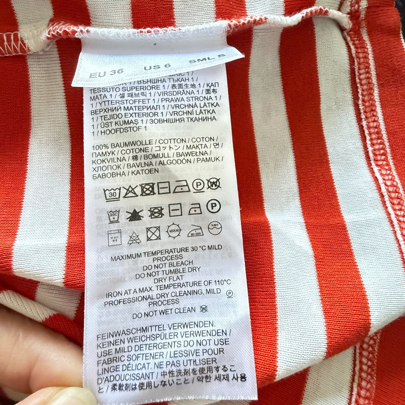 Bogner T-shirts: Bogner: Streifenshirt, Rot/Weiss, Gr. 36 – D'occasion à Riedholz par han_fy6l 3