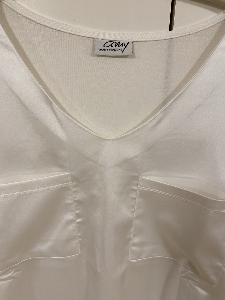 Blusen: Amy Verdenchi Shirt, weiss, Gr. 42 – Gebraucht aus Flawil von sonnengeist 1