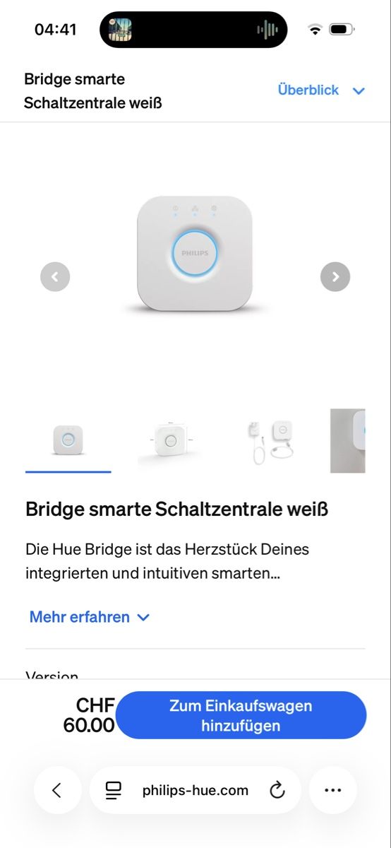 Philips Hub & Switch: Phillips hue bridge – Nuovo e nell'imballaggio originale da Basel venduto da aay_l5ht 2