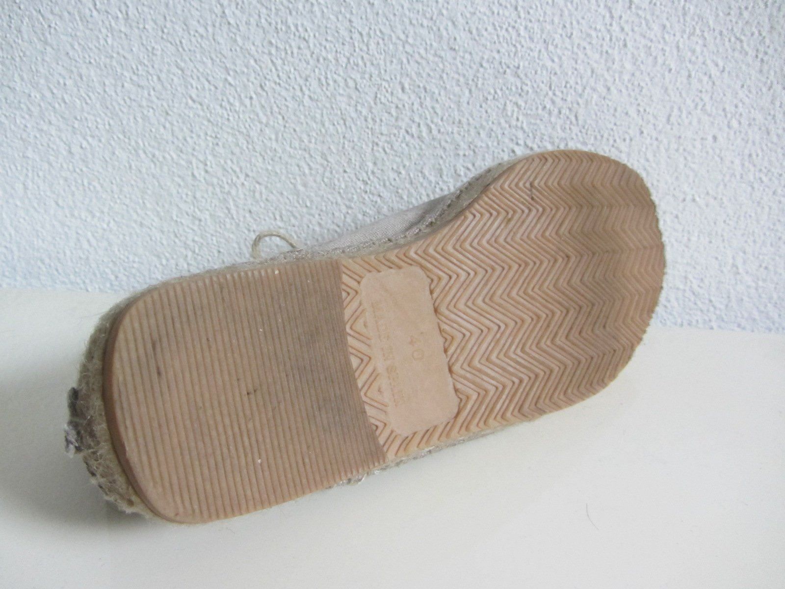 Scarpe da uomo: ONIRO - Espadrilles Schuhe grau-taupe 40 – Usato da Zürich venduto da Diazaio 3