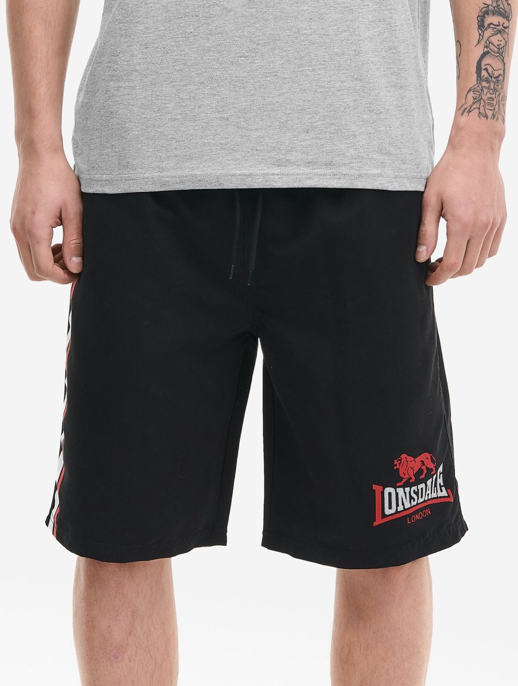 Lonsdale Pantaloni: Lonsdale Copley Beachshorts Schwarz L – Nuovo e nell'imballaggio originale da Düdingen venduto da BluePalm
