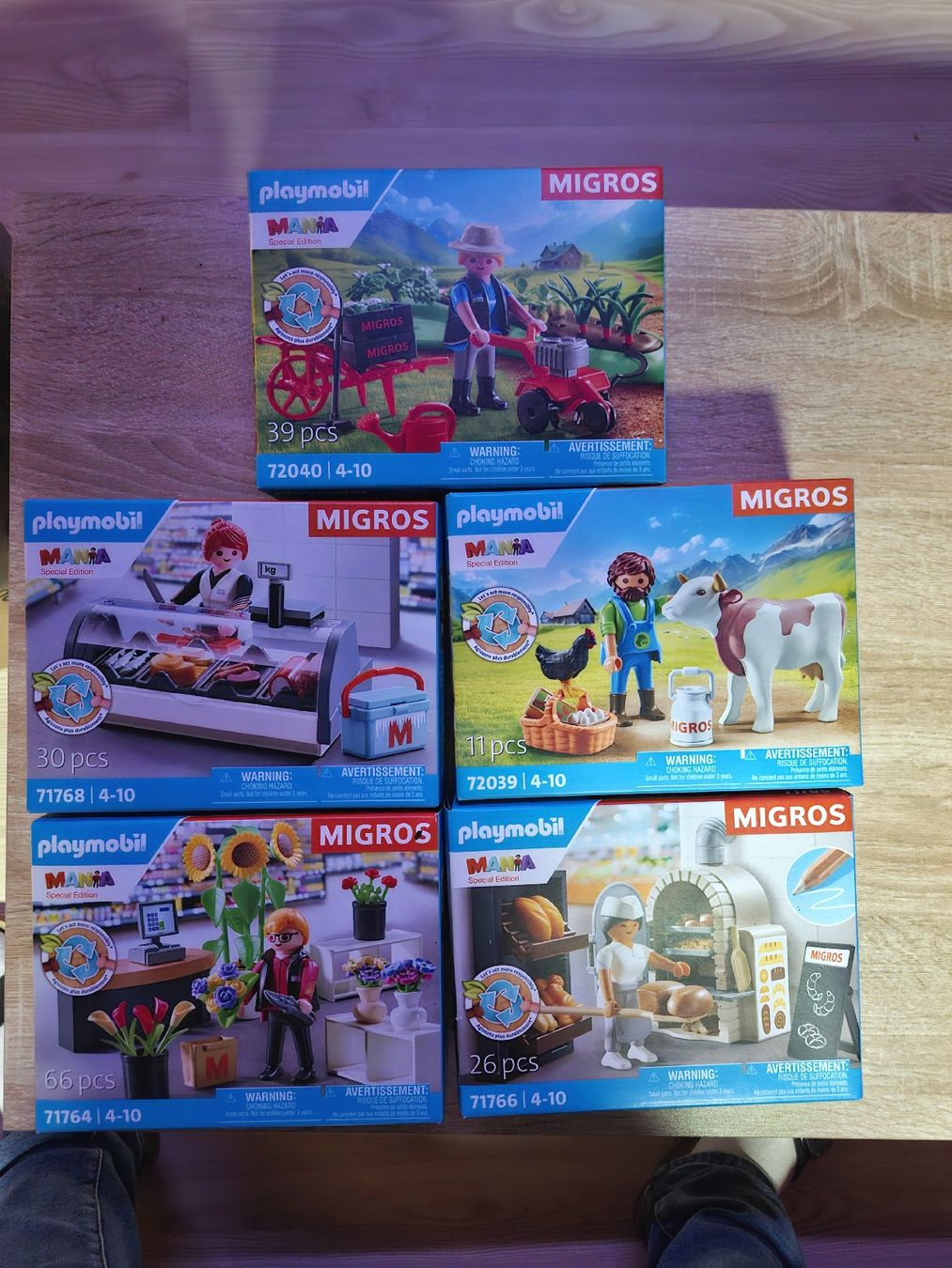 Migros Giocattoli: Playmobil Migros 5x – Nuovo e nell'imballaggio originale da Wallenried venduto da crisjones