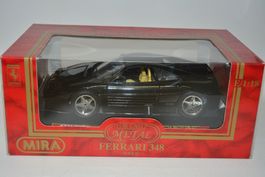 Ferrari 348 1989 , schwarz , MIRA , 1:18