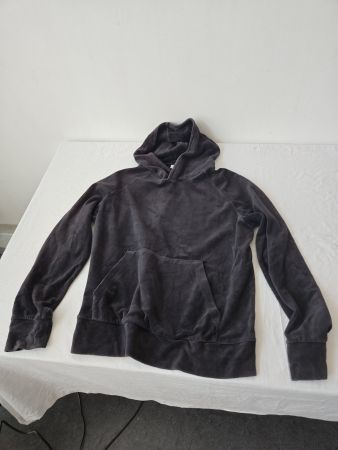Schwarzer weicher Weekday-Hoodie, Gr. M
