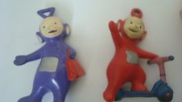 2 Teletubbies Figuren 90er Jahre Bully