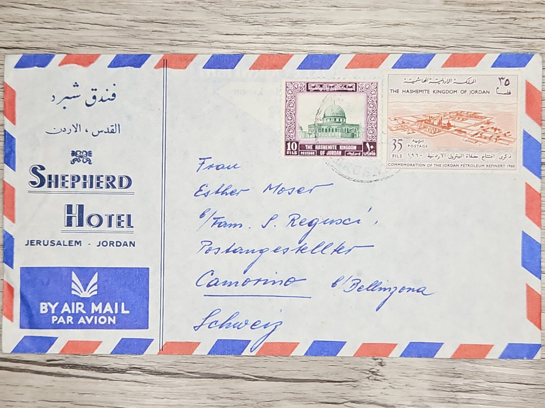 Tutti i francobolli: CL22 Enveloppe + Timbre Jordan 19xx – Usato da Cousset venduto da Patrick_Collections