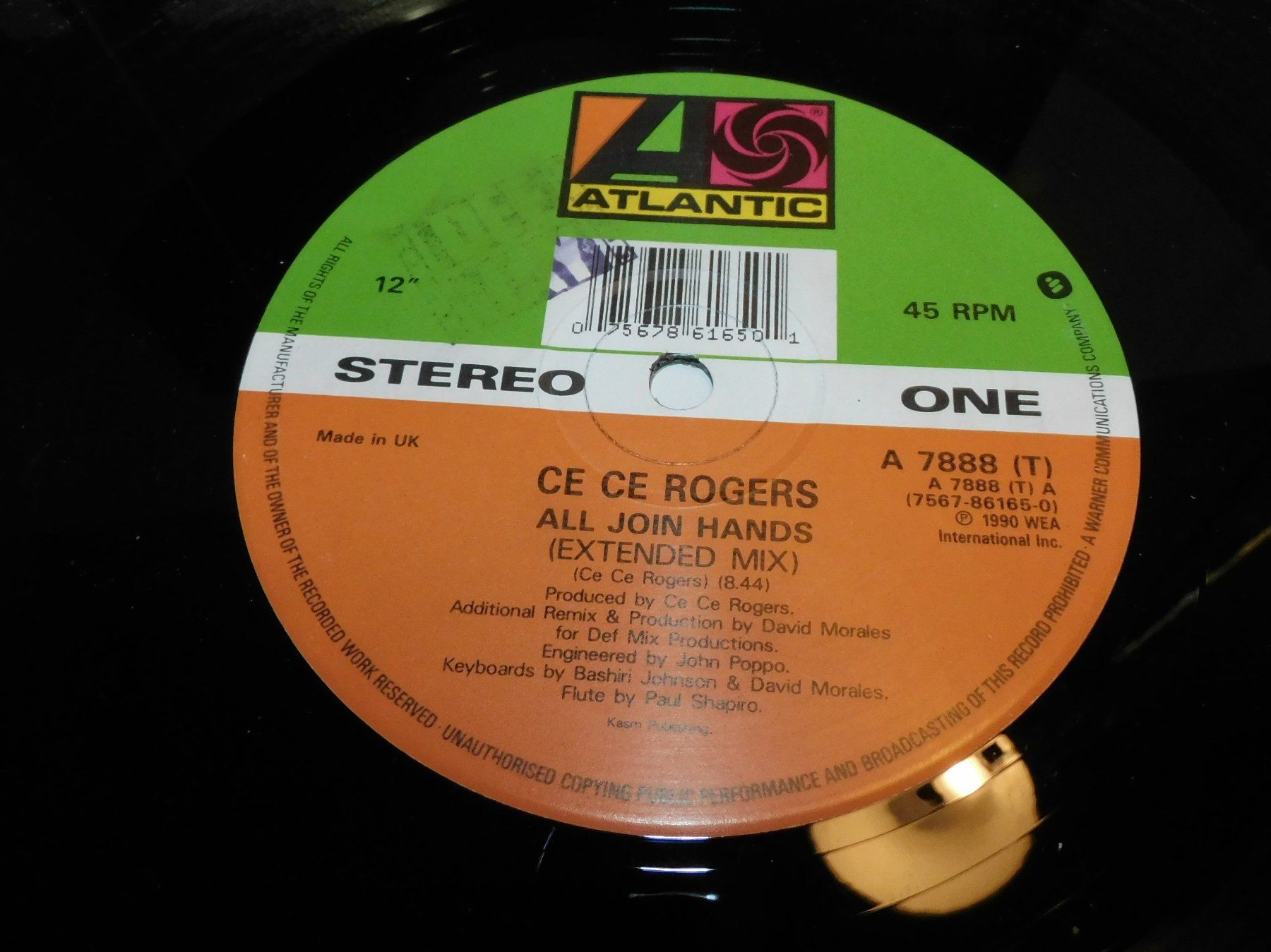 Schallplatten: LP CE CE Rogers All Join Hands Ectended Mix - - Mix Remixed – Gebraucht aus Sursee von 76 1