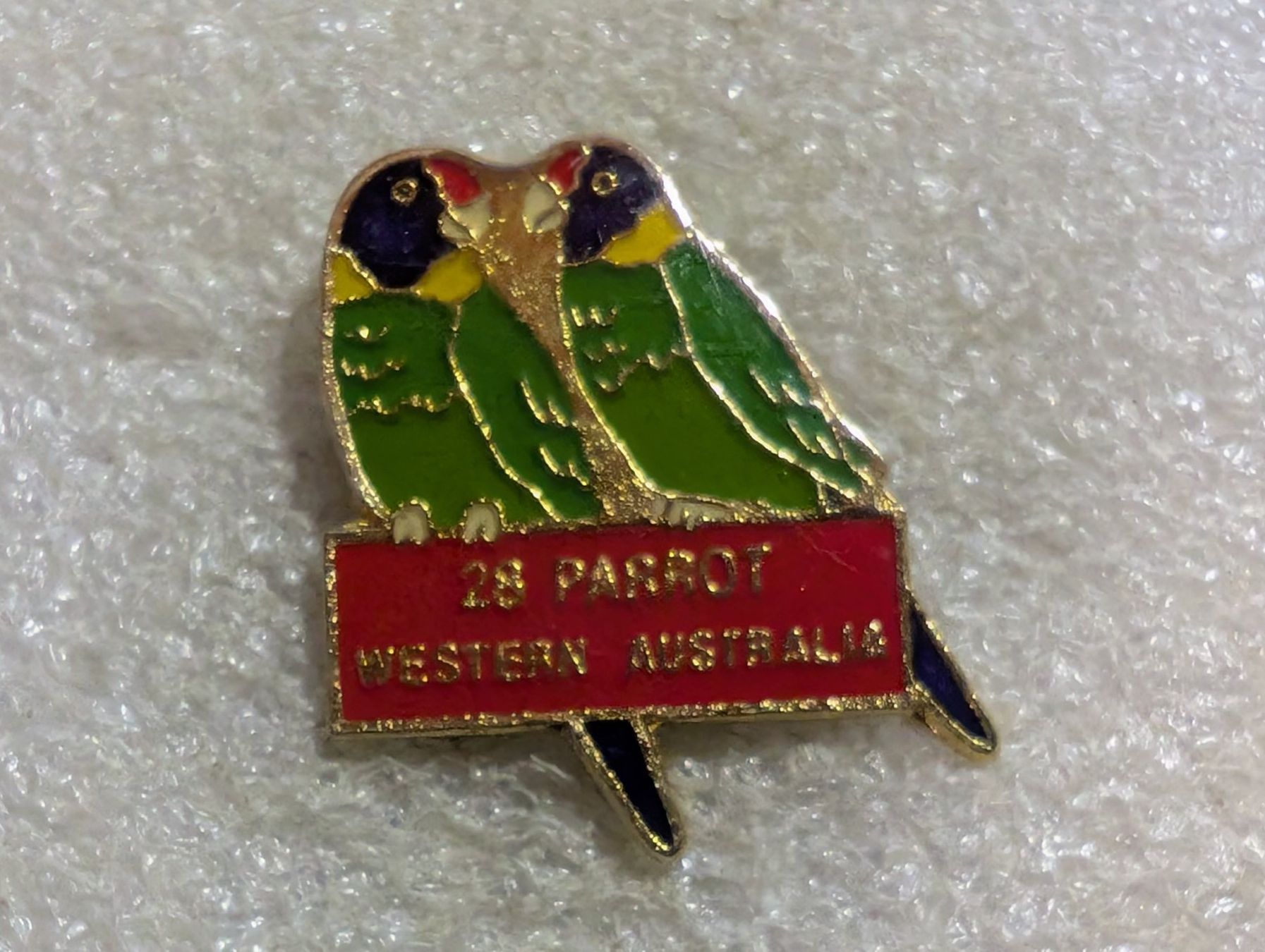 Placchette & Badge: Ansteckpin 184: Parrot Western Australia – Usato da Oppligen venduto da Pin-Fall-Shop