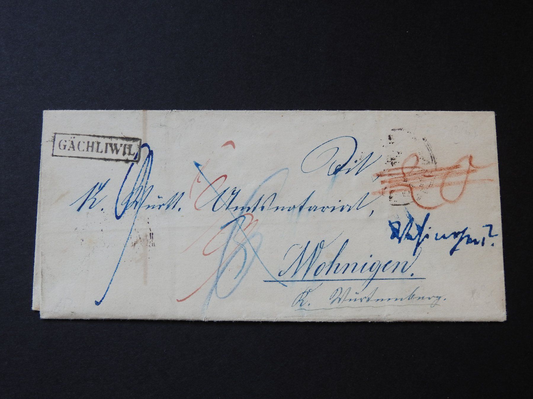 Alle Briefmarken: Brief GÄCHLIWIL SO nach Wohnigen, RRR – Gebraucht aus Rain von Sterne13